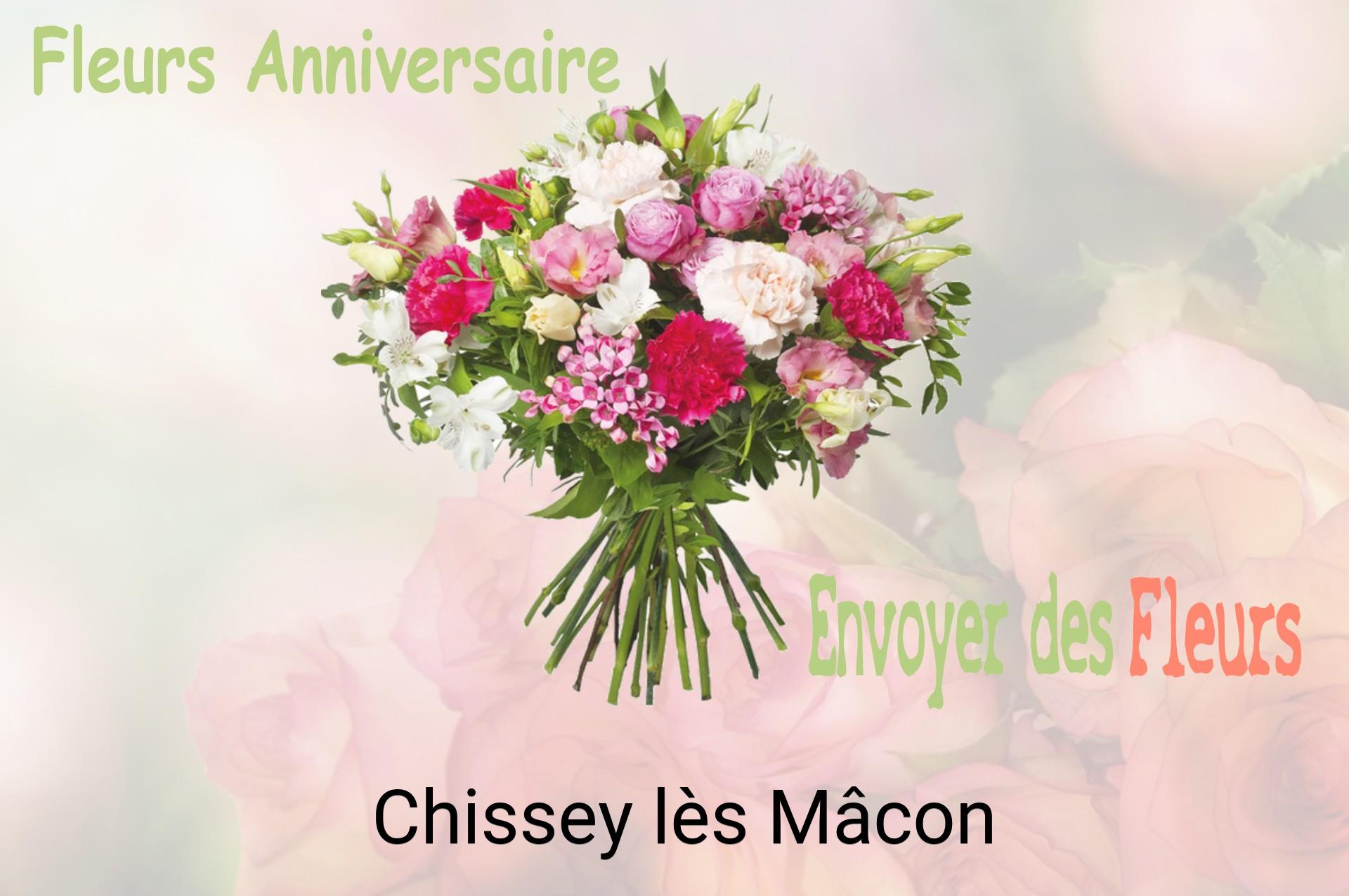 Bouquet de fleurs d’anniversaire livré à Chissey-lès-Mâcon
