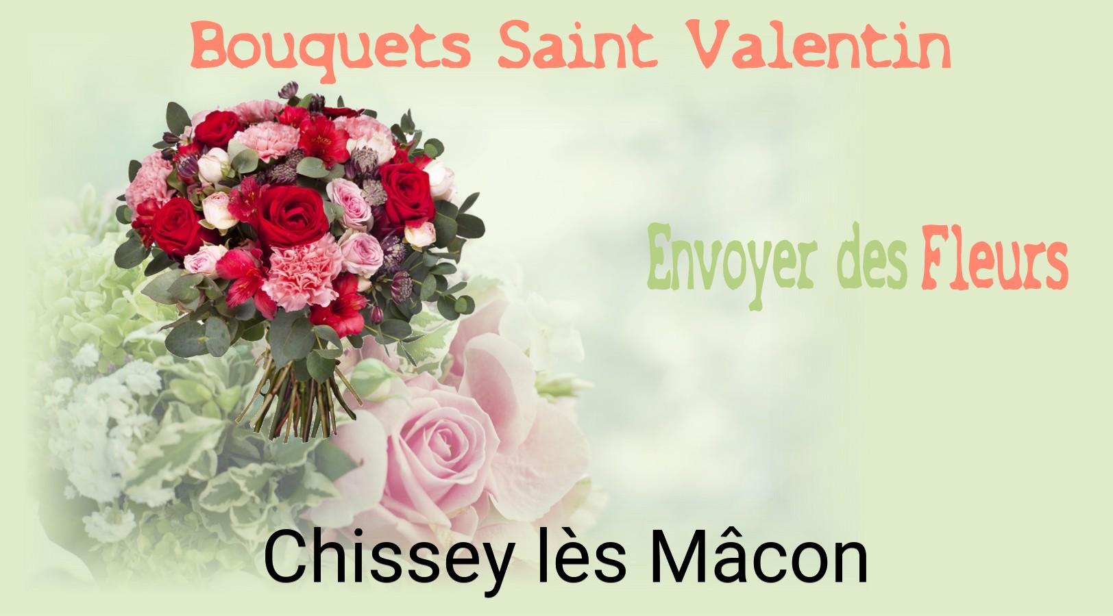 Roses de Saint-Valentin livrées à Chissey-lès-Mâcon